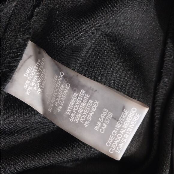 NWOT! CALVIN KLEIN! BLACK 1 PC BELTED WAIST, PUFF SLEEVE JUMPSUIT, ONESIE! SZ 4 - Picture 10 of 12